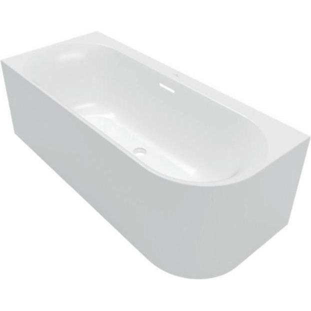 Villeroy & Boch, Vasca da bagno, V&B bagno pre-murale LOOP & FRIENDS OVAL DUO wd. 180x80 Colore su D EckAusf. li St w (180 cm, 80 cm)