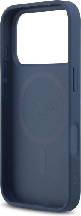 Produktbild Guess - Leather 4G Triangle Strass MagSafe (GUHMP17LP4TDPLB) - iPhone 17 Pro - Blue (Apple iPhone 17 Pro)