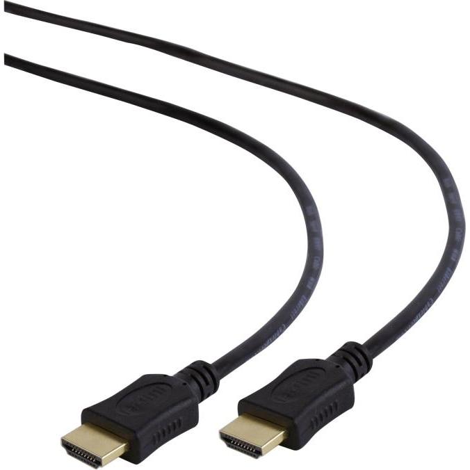 Thumbnail - Gembird CC-HDMI4L-0.5M HDMI-Kabel 0,5 m HDMI Typ A (Standard) Schwarz (0.50 m, HDMI), Video Kabel