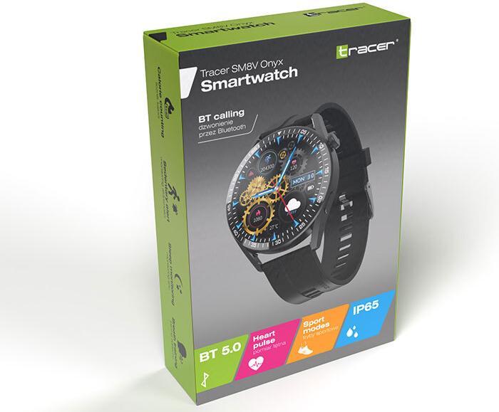 Image du produit Tracer 47304 Montre intelligente SM8V Onyx (46 mm)