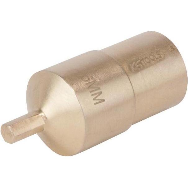 KS Tools, Steckschlüssel + Stecknuss, BRONZEplus Bit-Stecknuss Innensechskant 1/2" (6 mm)