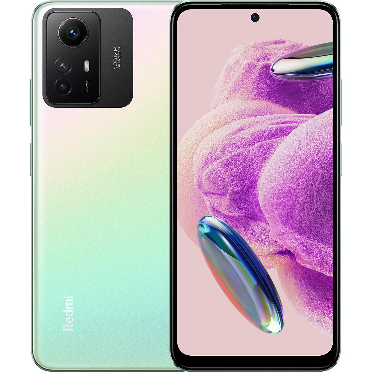 Xiaomi Redmi Note 12S 8Gb 256Gb 6.43"Amoled (128 GB, Pearl Green, 6.43", Dual SIM, 4G), Smartphone, 