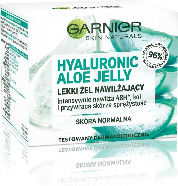 Actual product image Garnier Hyaluronic Aloe Jelly Moisturizing Gel For Normal / Combination Skin 50ml (50 ml, Face gel)