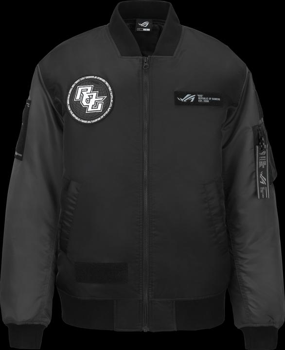Productafbeelding ASUS ROG Cosmic Bomber, Bomber, Man, Volwassen, L, SML, Zwart, Grijs (L)