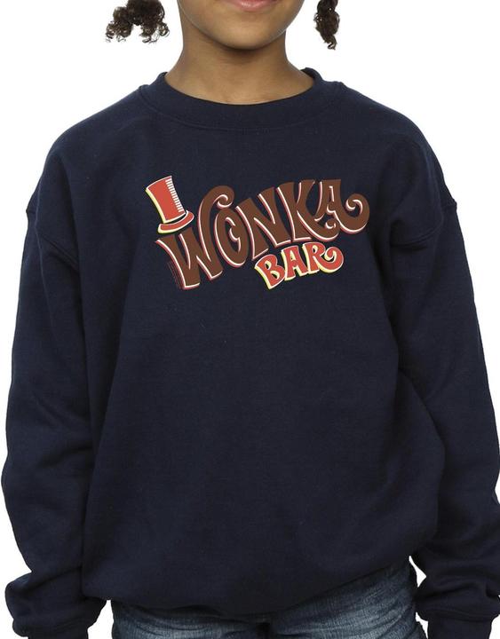 Produktbild Willy Wonka & the Chocolate Factory Bar Logo Sweatshirt Mädchen (104)