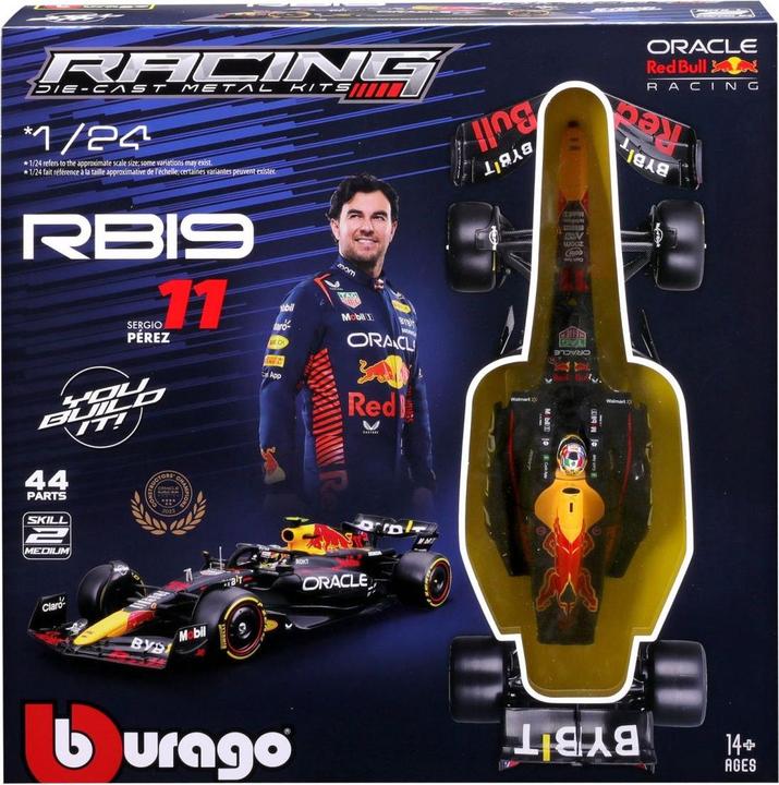 Produktbild Bburago Red Bull F1 RB19 1/24 Kit Pérez 2024