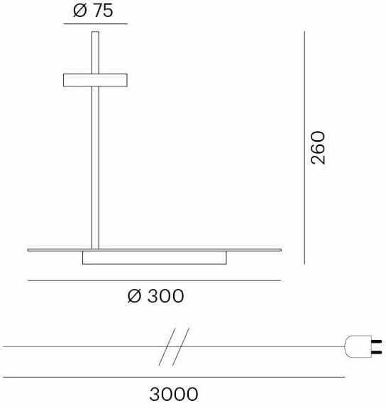 Produktbild Molto Luce Schreibtischleuchte SCAVE T, Schwarz-Weiss (400 lm)
