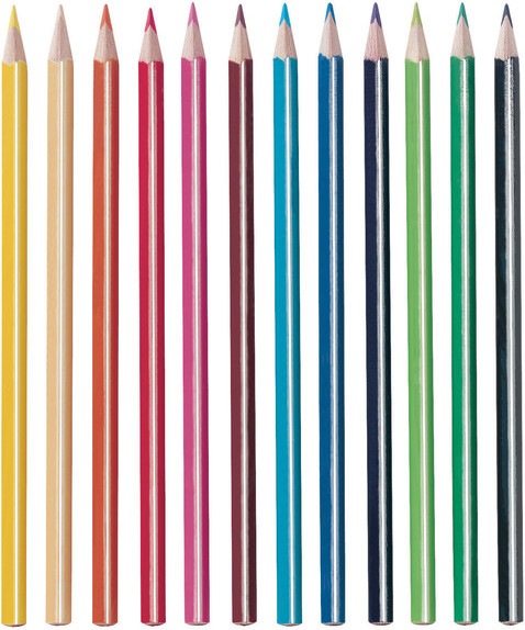 Actual product image Herlitz Coloured pencil assorted colours 12 pcs./pack. (Assorted colours, 12 x)