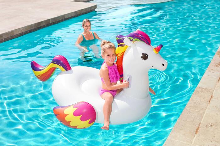 Actual product image Bestway Fantasy Unicorn floating animal