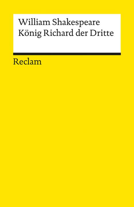 Produktbild König Richard III. (Deutsch, August Wilhelm Schlegel, Dietrich Klose, William Shakespeare, 2005)
