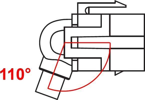 Image du produit Delock Jack Keystone : USB2.0,110° coudé (0.24 m, USB 2.0)