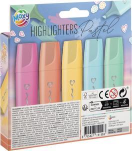 Produktbild Grafix 5 Textmarker Marker Pastell 12 X 17,5 Cm (5x)