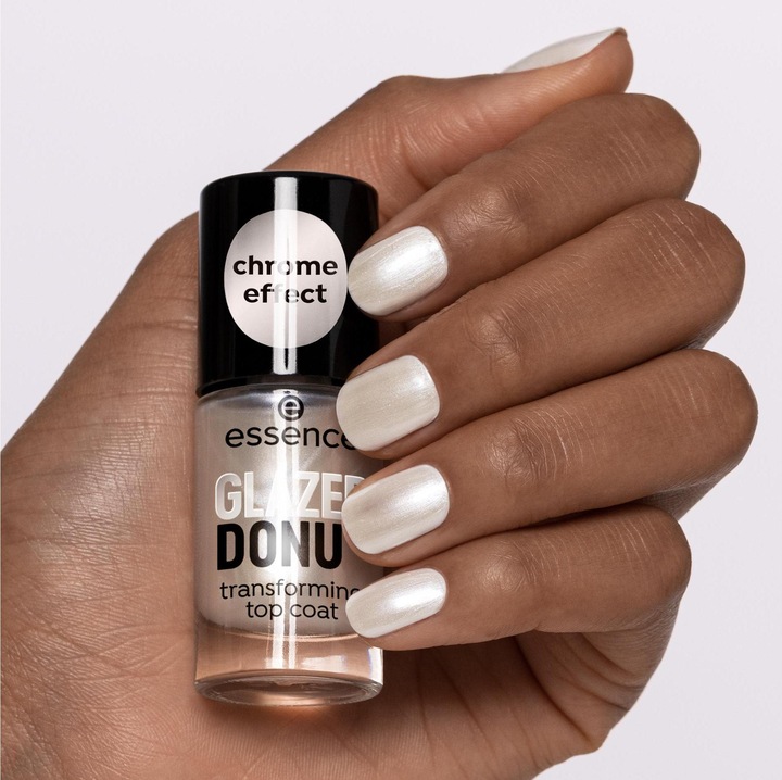 Produktbild essence Topcoat Glazed Donut Transforming silver (Silber, Top Coat)