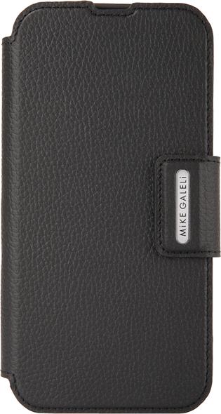 Mike Galeli Book-Cover Echtleder Andy black (Apple iPhone 16 Pro Max)