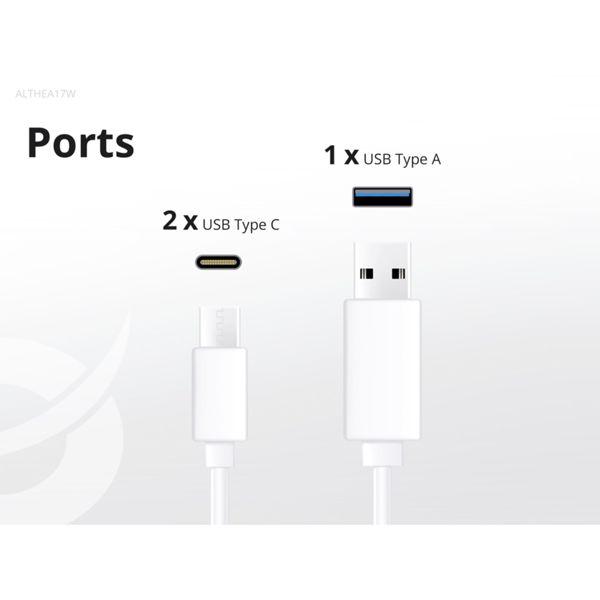 Produktbild Conceptronic Ladegerät 3Port 67W,2xUSB-C,3-in-1 USB-A PD ws (67 W, 3 Ports)