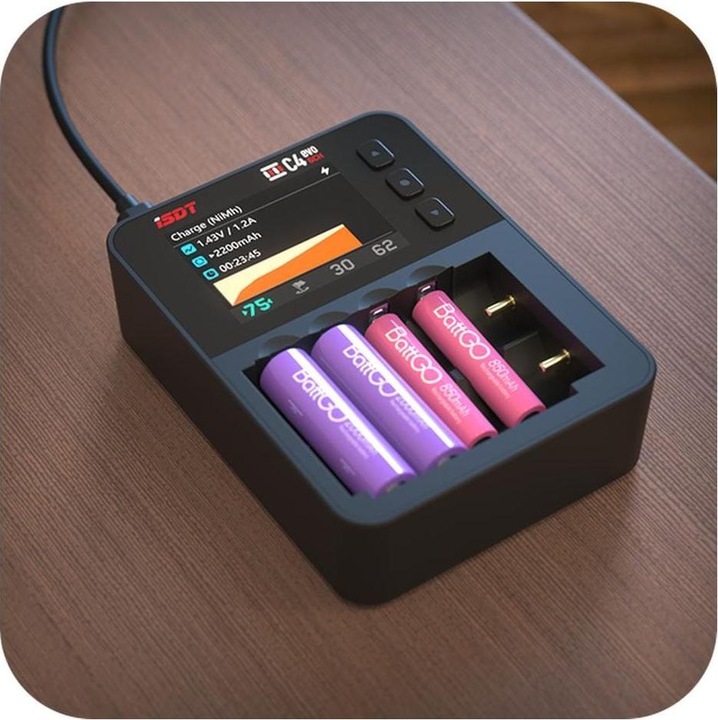Actual product image Isdt C4 EVO Smart AC Charger