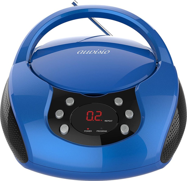 Image du produit Auvisio Lecteur CD stéréo portable avec radio (FM, AM)
