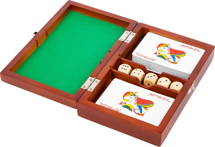 Produktbild small foot Spielbox Karten und Würfel (Deutsch)