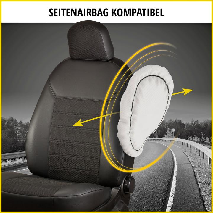 Produktbild Walser Premium Autositzbezug für Fiat Talento 06/2016-Heute, 2 Einzelsitzbezüge vorne