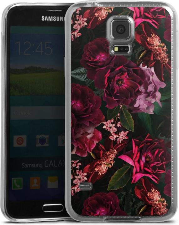 Actual product image DeinDesign Slim Case für Samsung Galaxy S5 Silikon Hülle Ultra Dünn Handyhülle Blumen Blüte Rose (Samsung Galaxy S5)