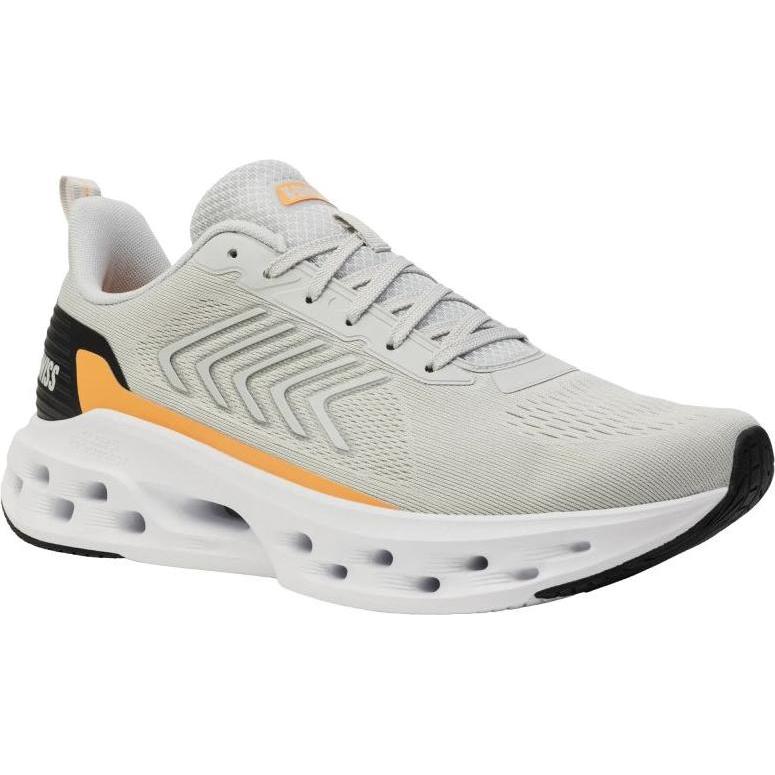 K-Swiss, Uomini, Sneaker, Melrose Tubes Lite M shoes 04494-031-M, Arancia, Nero, Grigio, Argento, (40)