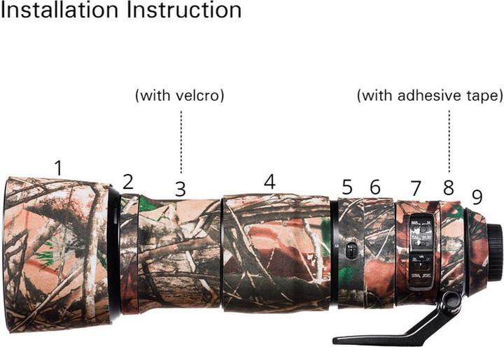 Produktbild easyCover Lens Oak Cover Camoufl. braun für Sigma 150-600mm Contemporary (Hülle)