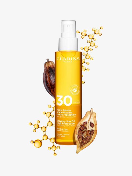 Actual product image Clarins CORPS Protecteur Corps Huile SPF30 150 ml (Suntan oil, SPF 30, 150 ml, 190 g)