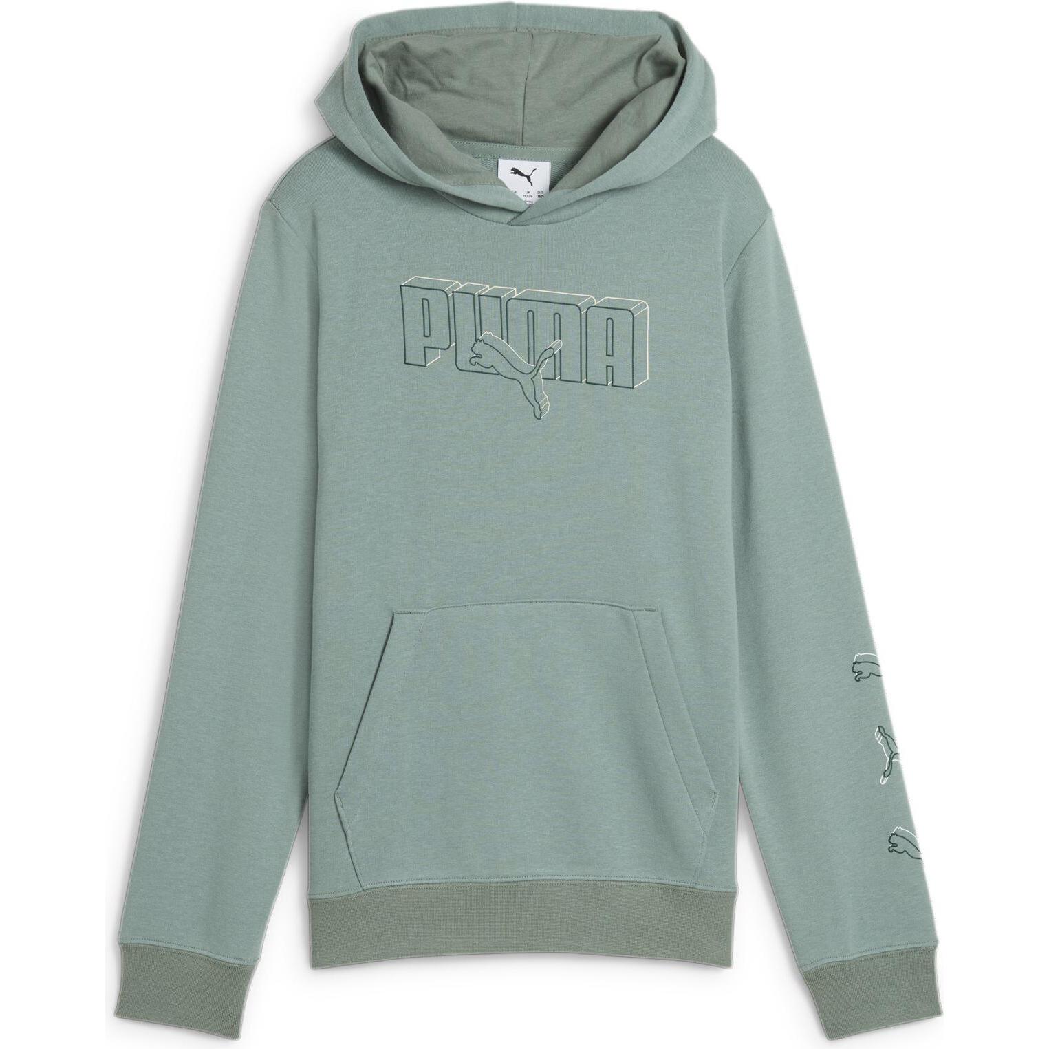 Puma, Jungen, Pullover, ESS LOGO LAB Execution Hoodie TR B, Grün, (152)