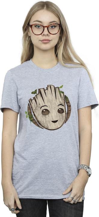 Produktbild I Am Groot Wooden Head TShirt (L)