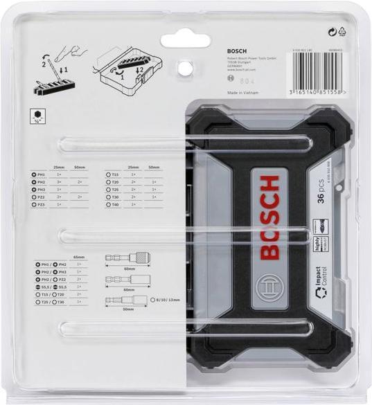 Actual product image Bosch Professional Zubehör Impact Bit Set 36 pcs. (Cross Phillips PH)