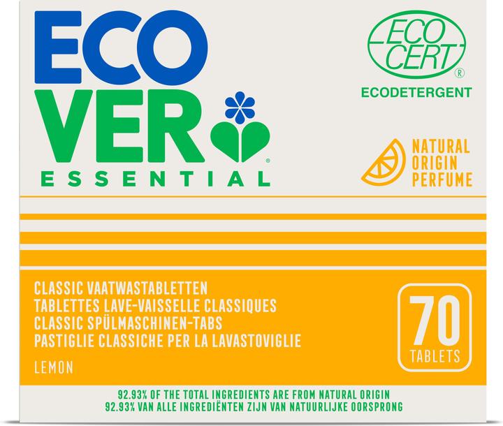 Image du produit Ecover Languettes pour lave-vaisselle (Tabs, 70 Cycles de lavage)