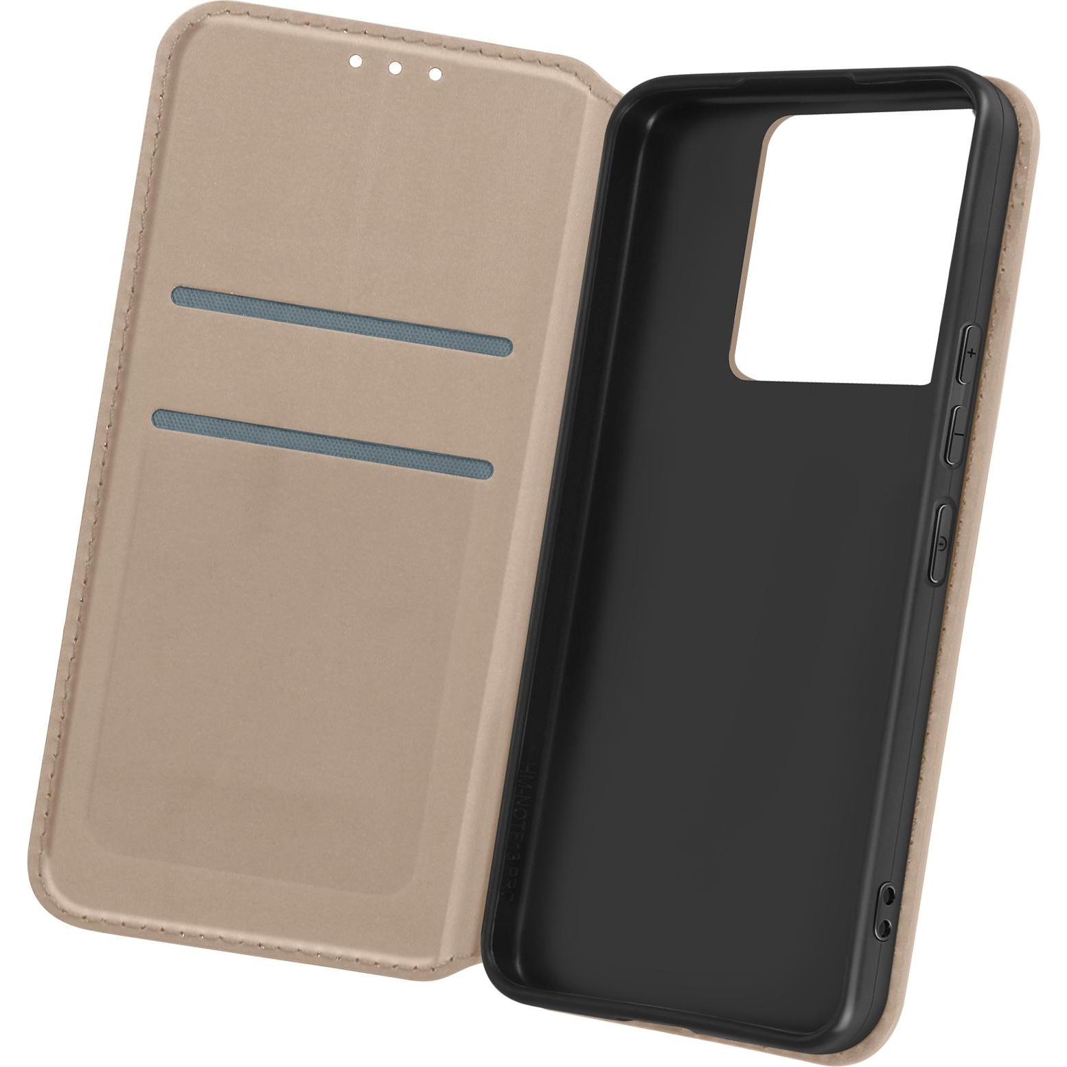 Avizar Classic Edition, Backcover mit Magnetklappe Series (Xiaomi Redmi Note 13 Pro), Smartphone Hülle, Gelb
