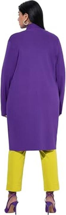 Immagine prodotto Ulla Popken Cardigan dal design aperto e lungo in morbida maglia fine (46, 48)