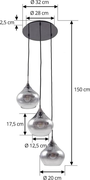 Actual product image Lucande Jarven (E27)