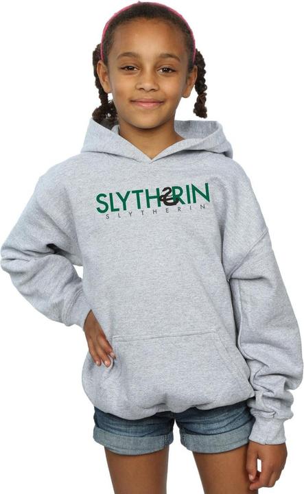 Produktbild Slytherin Text Kapuzenpullover Mädchen (140, 146)