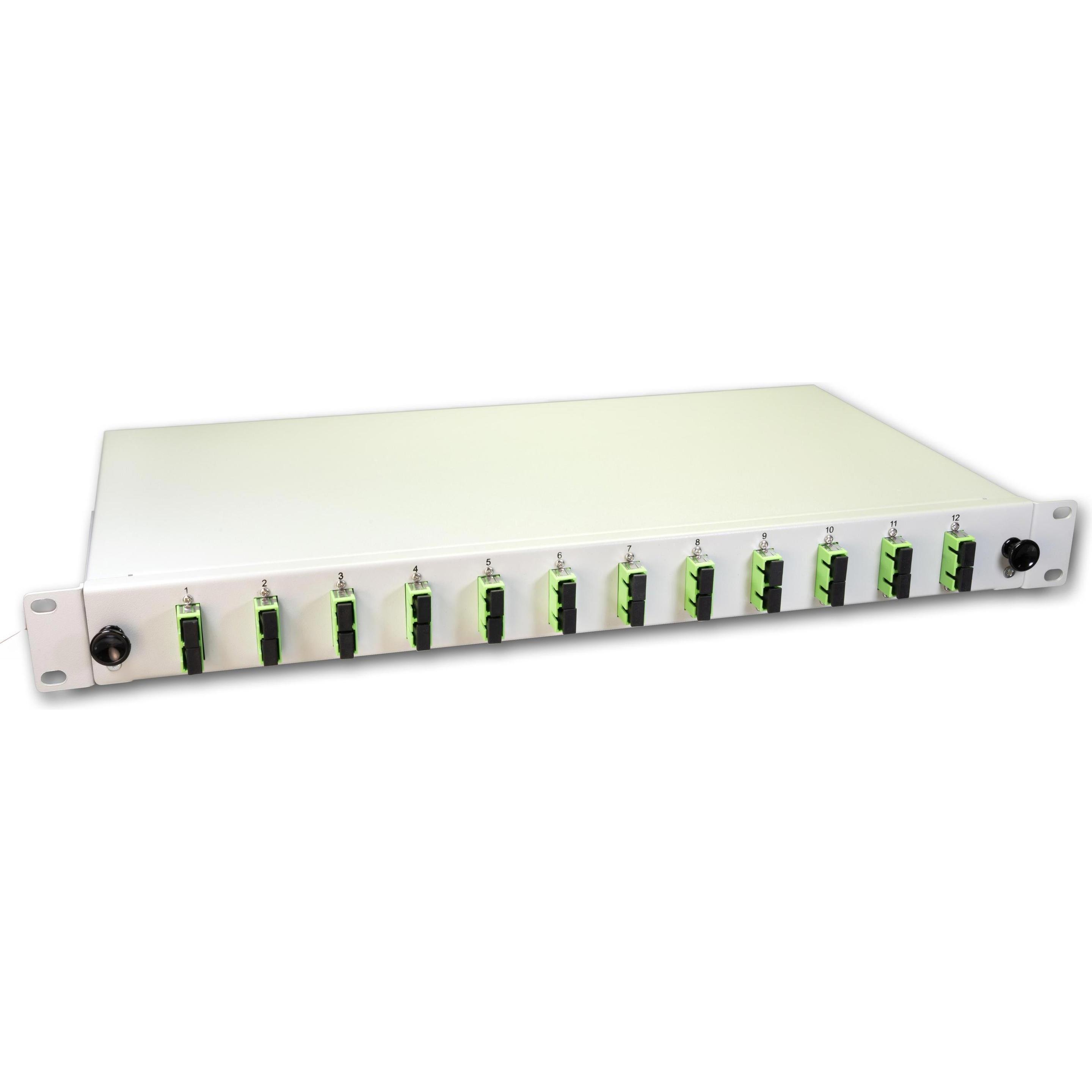Wirewin Spleissbox 24 Fasern, 12x DSC/APC SM, 9/125µm OS2 Pigtail (Spleissbox), Netzwerk Zubehör
