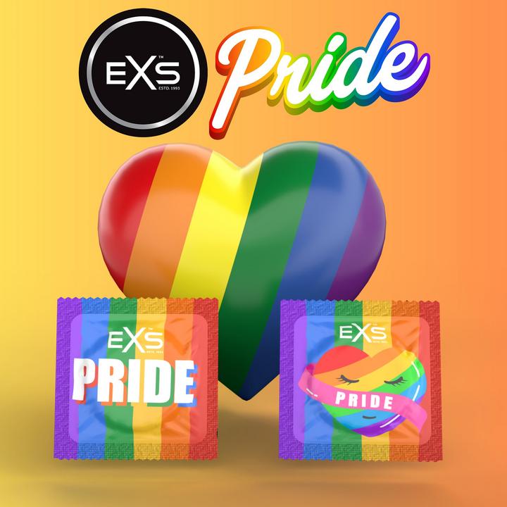 Immagine prodotto EXS Borsa "Pride" 144 preservativi anatomici con disegno arcobaleno (144 pz.)
