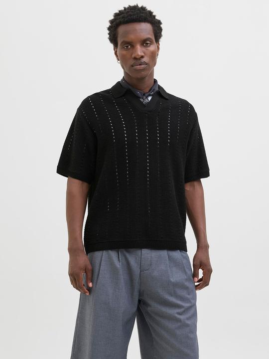Produktbild Jack & Jones Jorparos Knit Easter Ss Crochet Polo (XXL)