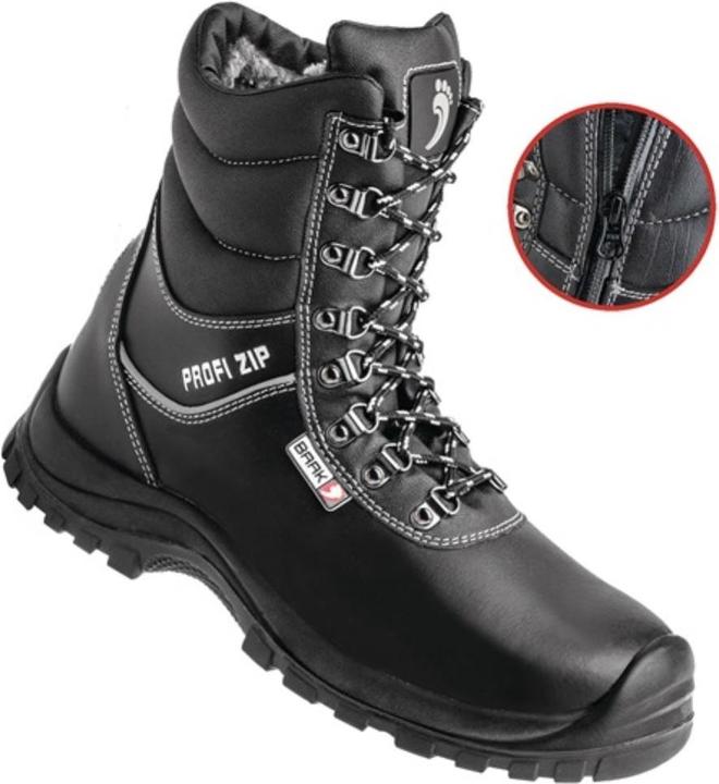 Produktbild Baak Sicherheitswinterstiefel Magnus-Profi Grösse 46 schwarz S3 SRC CI EN ISO 20345 Rindleder glatt (S3, 46)