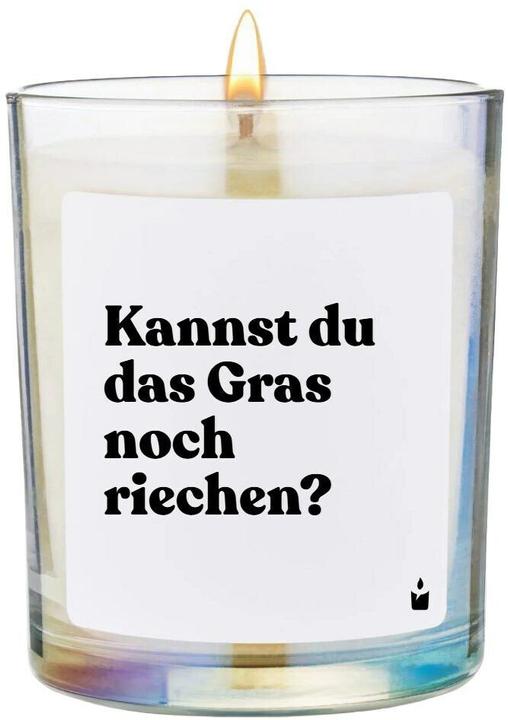 Immagine prodotto Chatty Candles Candela al profumo di fiori Riesci ancora a sentire il profumo dell'erba?