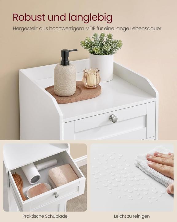 Actual product image Songmics Bathroom cabinet (40 x 40 x 80.20 cm)
