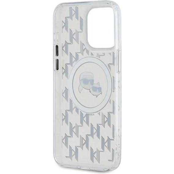 Thumbnail - Karl Lagerfeld KLHMP15LHMCKMHT iPhone 15 Pro 6.1" przezroczysty/transparent IML Monogram Karl&Choupe (Apple iPhone 15 Pr...