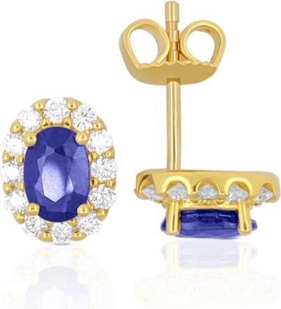 Image du produit Muau Boucles d'oreilles (750/18 K Or jaune)