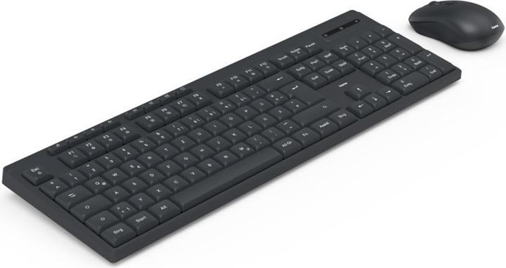 Produktbild Hama WKM-200 Funk Tastatur, Maus-Set Deutsch, QWERTZ Schwarz (DE)