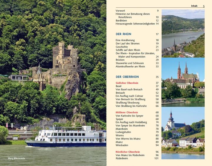 Actual product image Travel guide river cruises Rhine (German, Annette Lorenz)