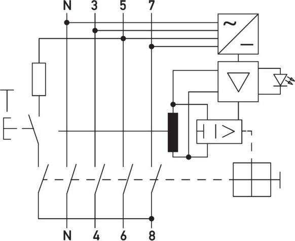 Produktbild Doepke DOEP DFS4 040-4/0,03-B SK MI FI-Schalter 4-polig 40 A 0.03 A TypÂ B SK mobile Ins
