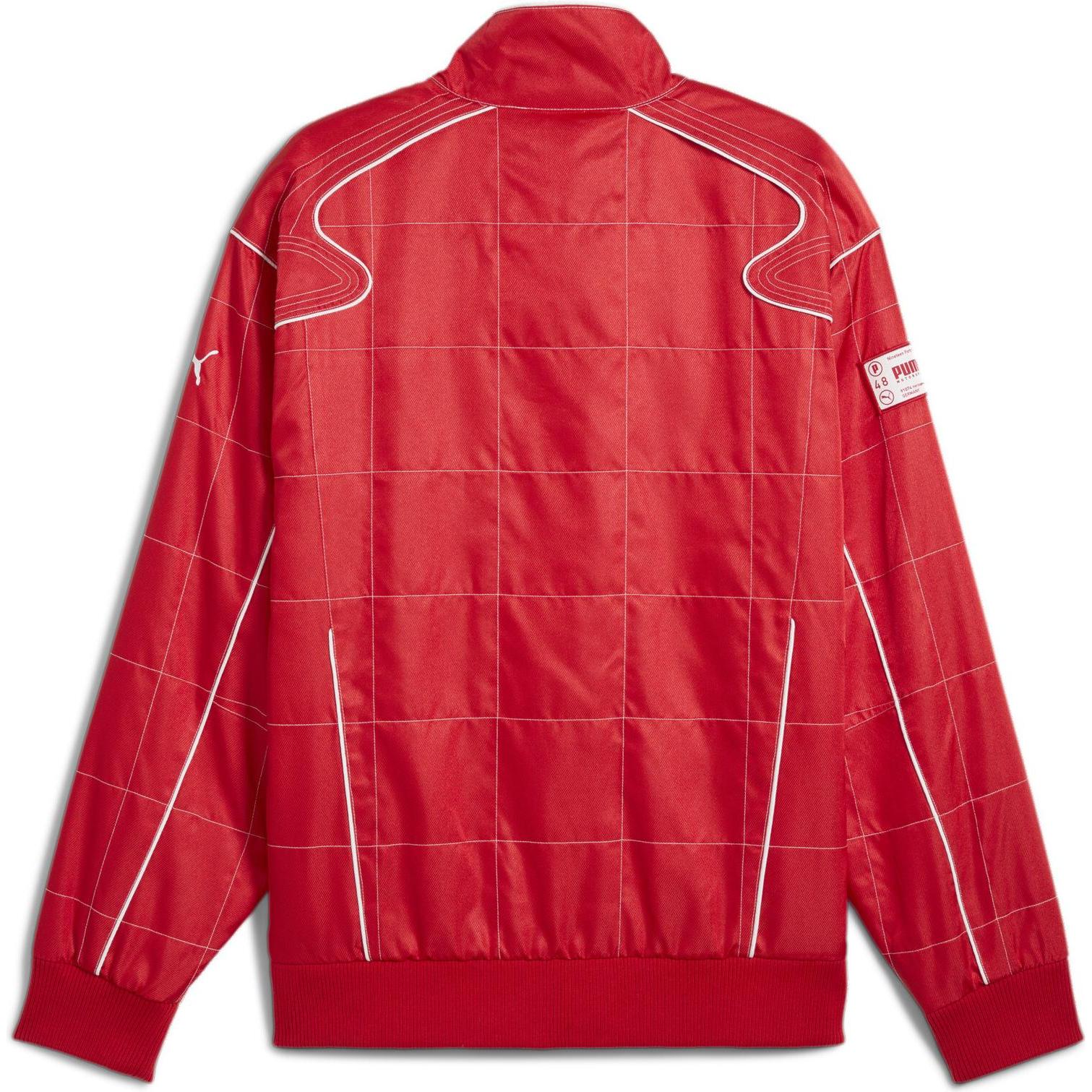 Thumbnail - Puma, Herren, Laufjacke, ARCHIVE SEASONAL Relaxed Racer Jacket (L), Rot, L