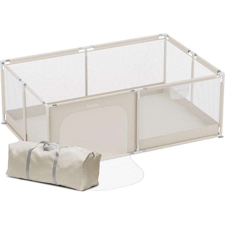 Tulano, Box bambini, Baby Laufstall Cozy 22 Beige - 180 cm (120 cm, 180 cm)