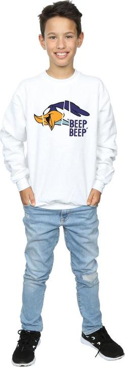 Actual product image Looney Tunes Boys Beep Beep Road Runner Cotton Sweatshirt (152, 158)