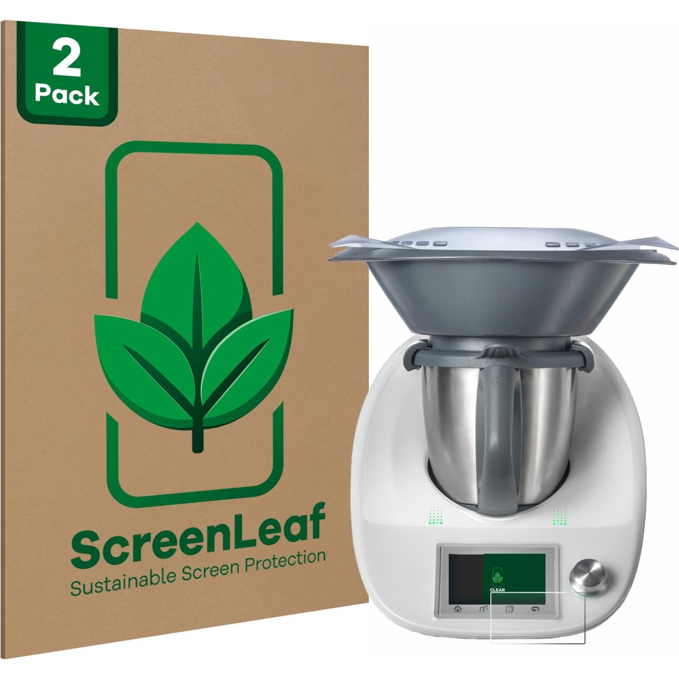ScreenLeaf Schutzfolie nachhaltiger Displayschutz Displayschutzfolie Folie Klar Transparent, Zubehör Küchengeräte, Trans...